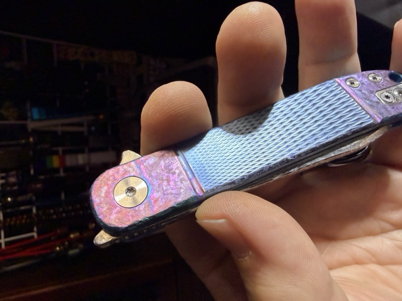 Dreamtech Titanium Flipper Framelock - Icy Style